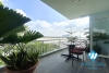 Two-bedroom apartment with river view and large balcony for rent near French international school.